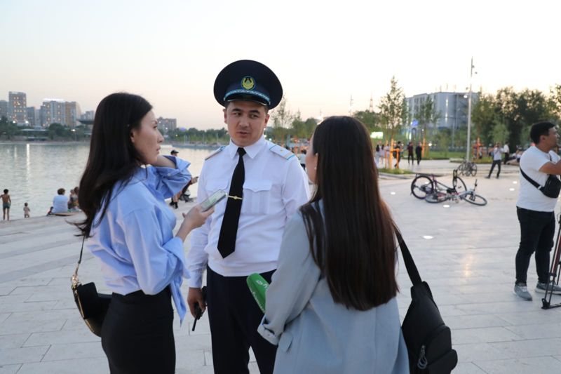 На Сайране отдыхающих начали штрафовать на 19,5 тысячи тенге