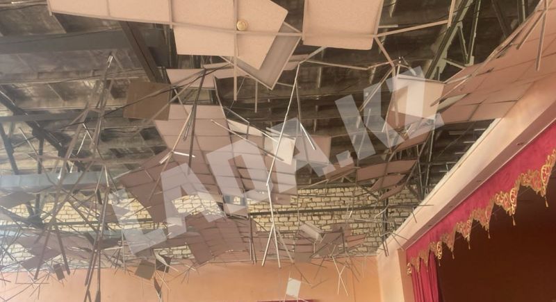 Потолок обрушился в школе в Мангистауской области