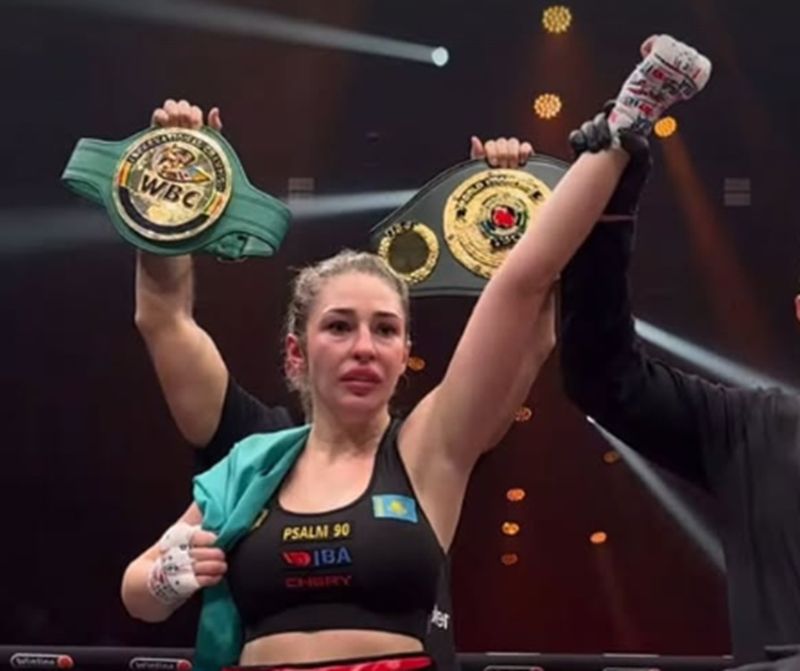 Казахстанская боксерша победила нигерийскую спортсменку на турнире "Ночь чемпионов IBA"