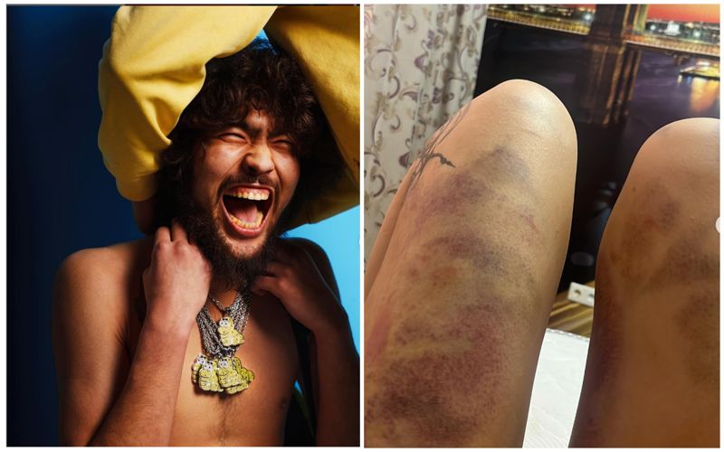 «Бил ремнём час»: жена рэпера Qurt простила мужа, но его снова задержали