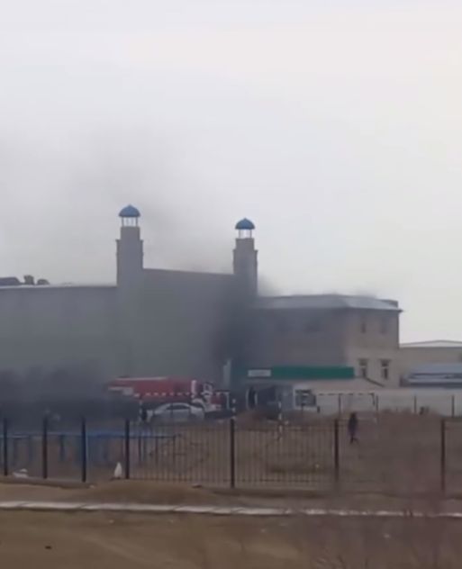 Ребёнок пострадал во время пожара в мечети Жанаозена