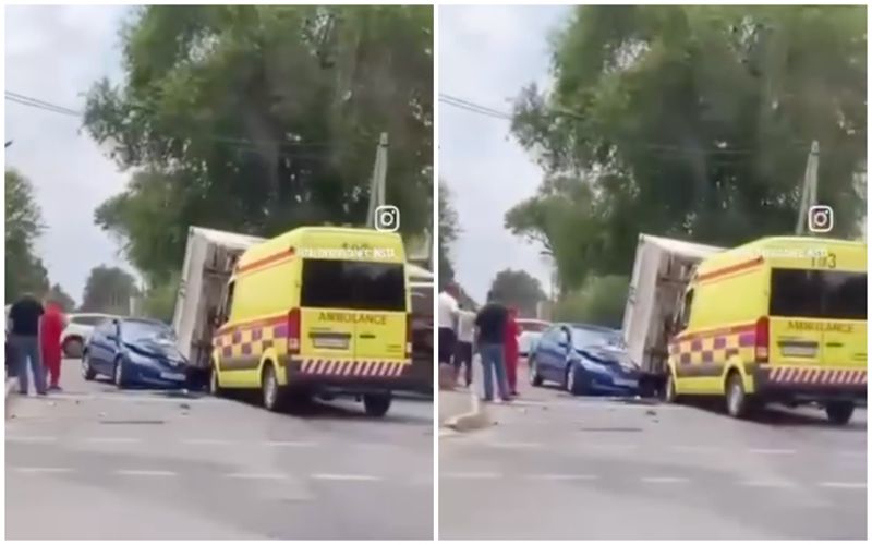 Скорая столкнулась с двумя авто в Талдыкоргане, есть пострадавшие
