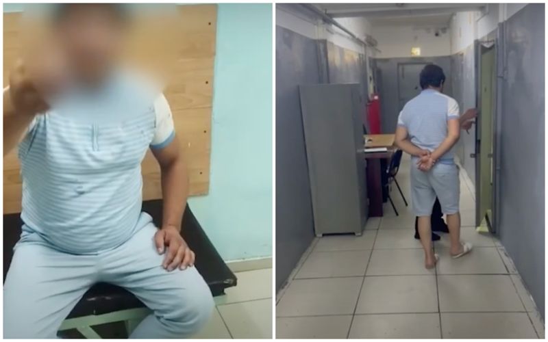 "Наехал на закон — уехал в участок": пьяный дебошир устроил шоу у кафе в Алматы