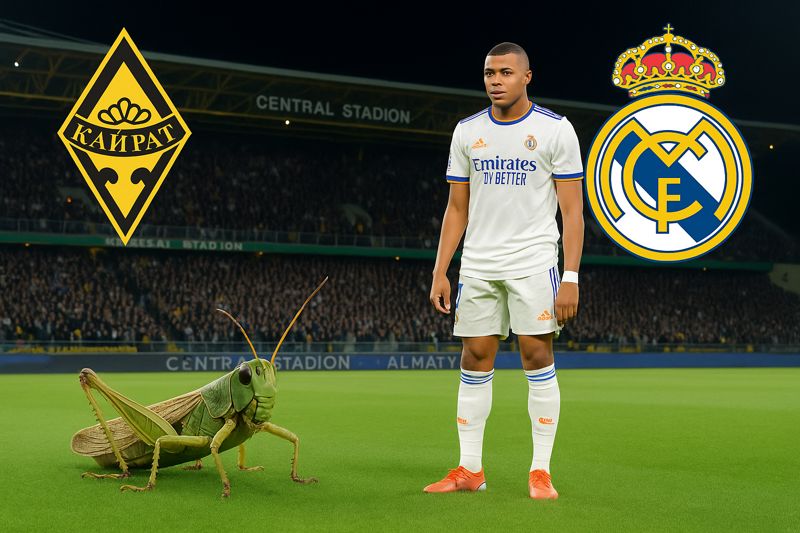 Кузнечик, милфы и бата от Джей Ло: казахстанцы придумали мемы к приезду Реала