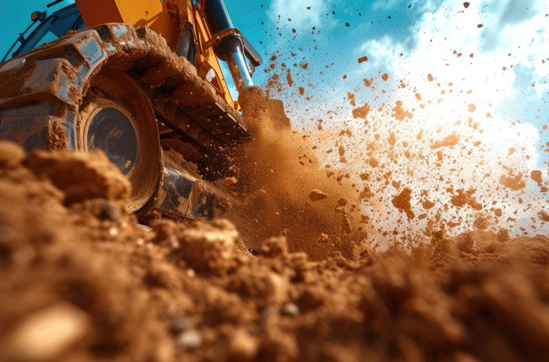 В Шымкенте трактор оставил без газа 125 домов и предприятия