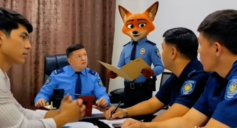 В Жетысу приняли на службу героев Зверополиса