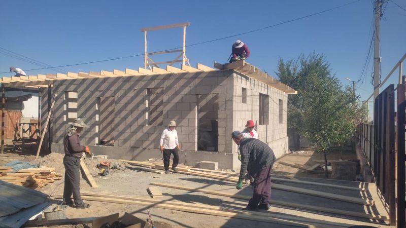 Для семьи Шерзата Болата строят новый дом