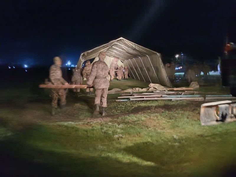 Землетрясение будет сильнее? - военные палатки и множество спецслужб в Мерке напугали жителей