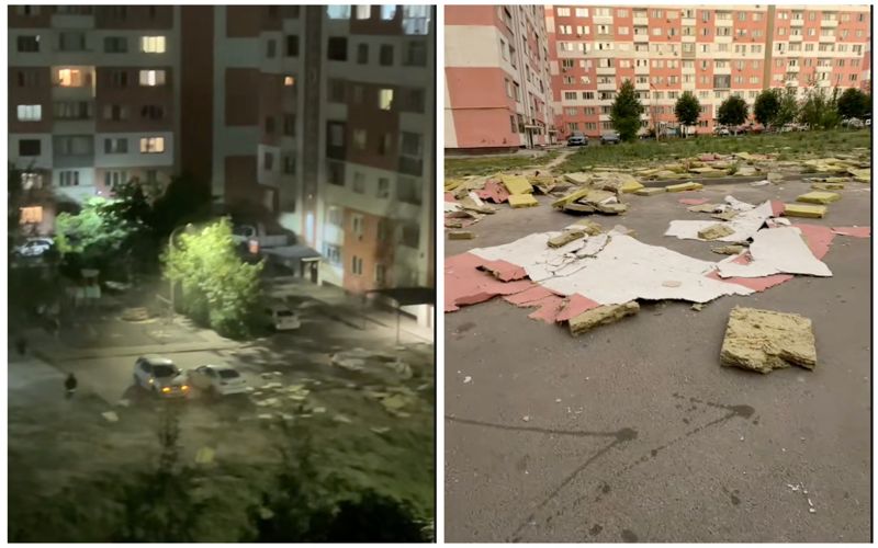 Родился в рубашке: в Алматы мужчина чудом остался жив во время обрушения облицовки дома