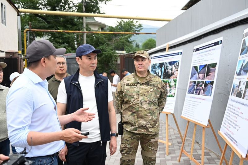 В Алматы до сих пор устраняют последствия оползня 2024 года: Сатыбалды дал поручения