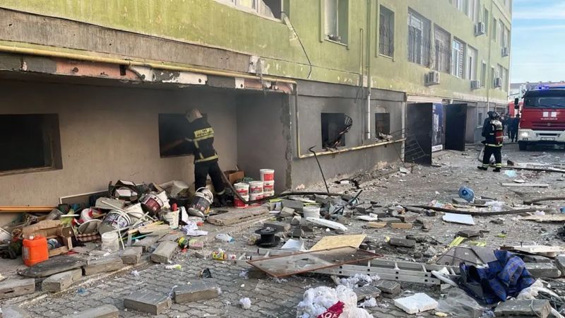 Ақтаудағы газ жарылысы кезінде бес адам зардап шекті