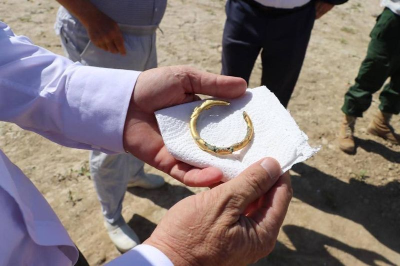 Древние артефакты обнаружили под водой в Туркестанской области