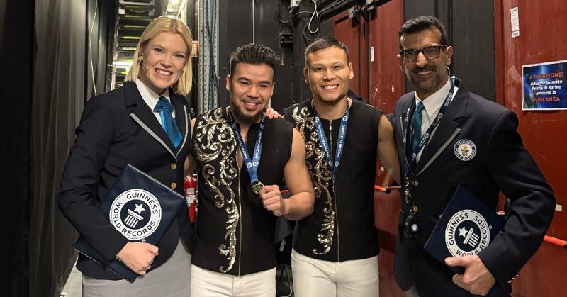 Акробаты из алматинского цирка вошли в книгу рекордов Гиннесса