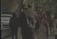 В Алматы самокатчик сбил ребёнка на глазах прохожих