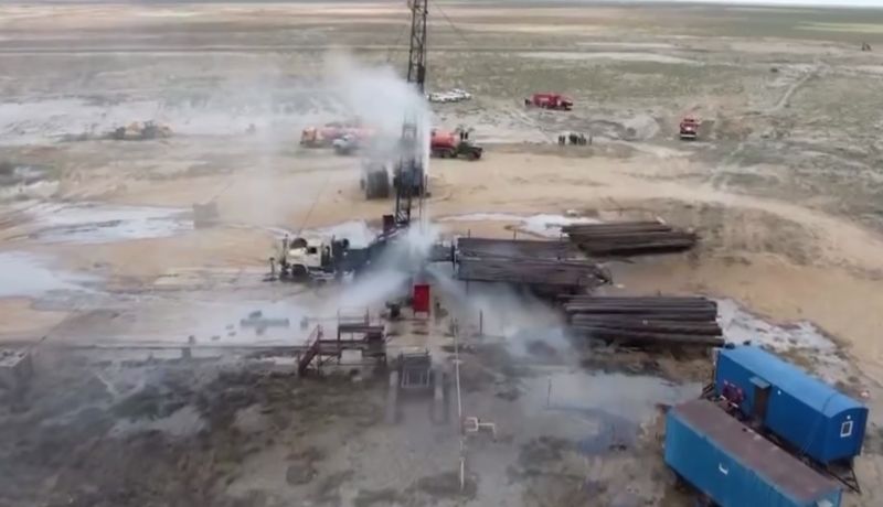Авария произошла на нефтяной скважине в Мангистауской области