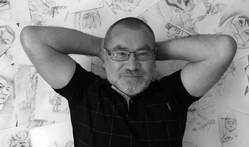 Умер казахстанский журналист и карикатурист Ибрагим Кубеков