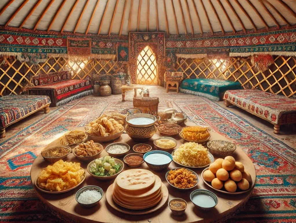 дастархан юрта