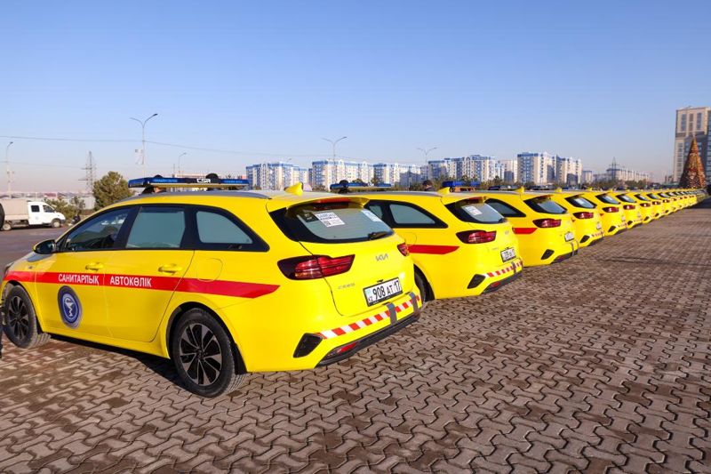22 новых автомобиля получили медики Шымкента