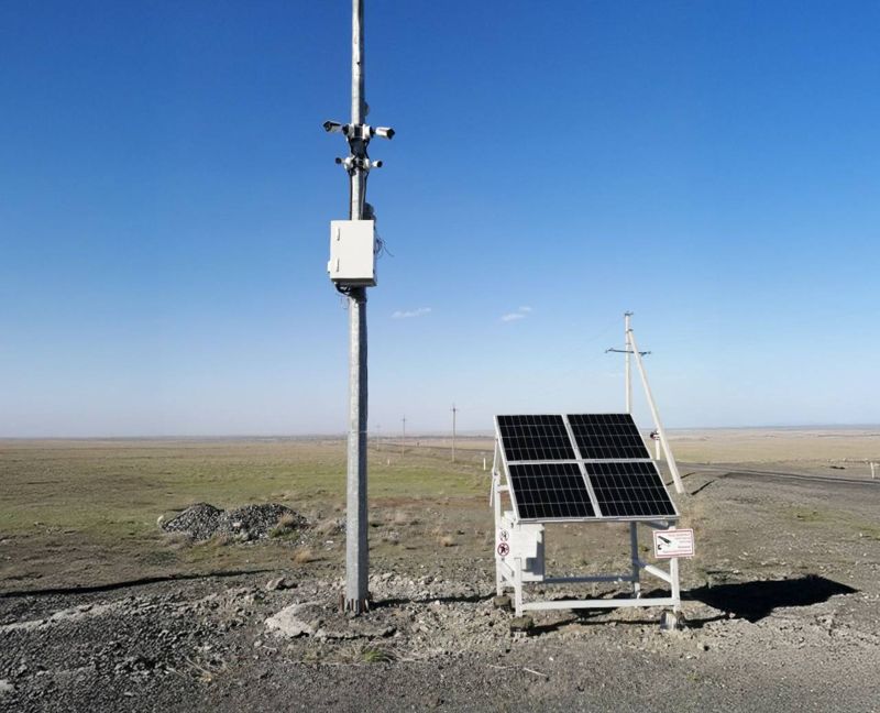 Камеры Sergek работают на солнечных панелях: новый проект запустили в Жетысу