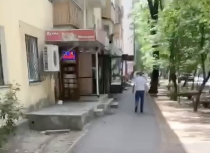 В Алматы мужчина напал на девушку посреди улицы