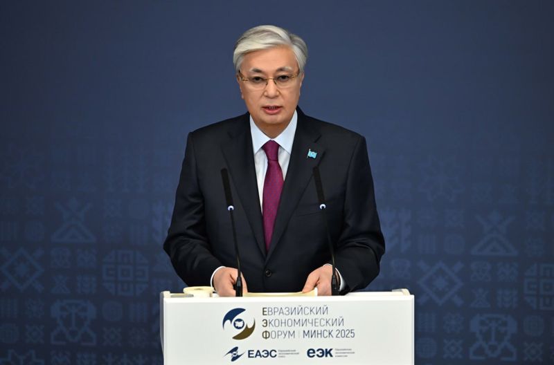 Цифровой миропорядок и Закон об ИИ: о чем говорил Токаев на Евразийском экономическом форуме
