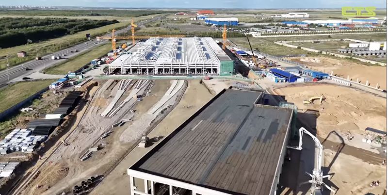 В Астане завершают строительство депо ЛТР: готовность — 50%