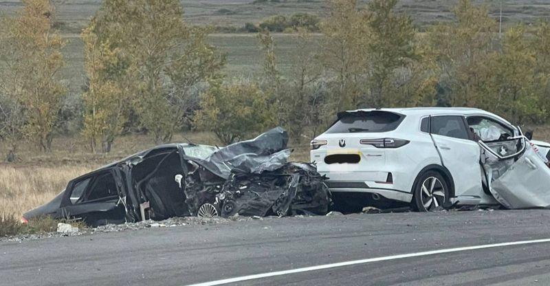 Пять человек погибли в страшной аварии под Карагандой