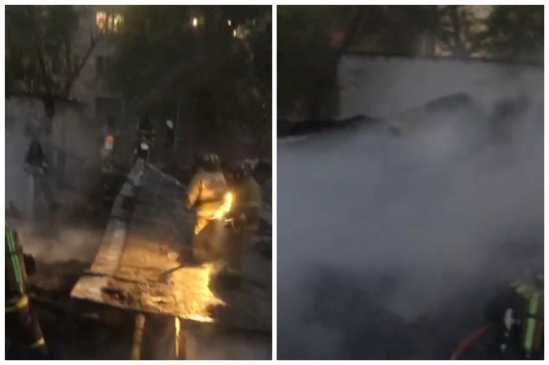 Вытащили четыре баллона: крупный пожар в жилом доме тушат в Астане