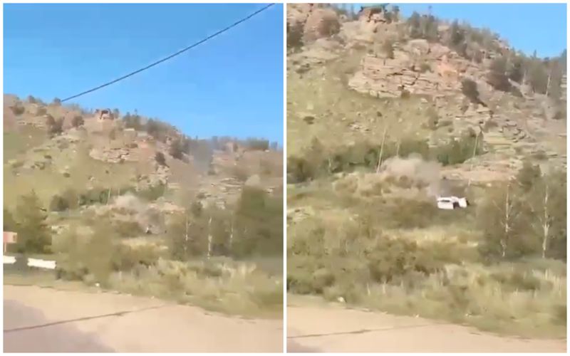 Элитный внедорожник сорвался с серпантина: пострадали пять человек