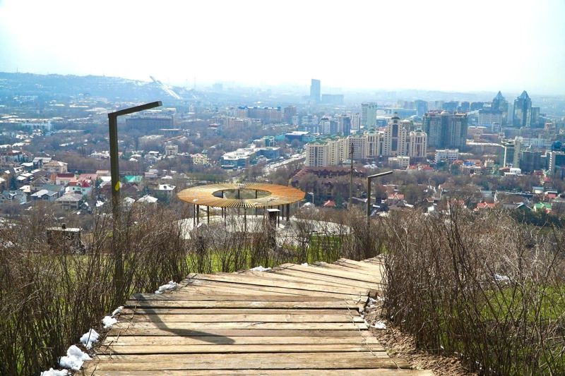 Новую пешеходную тропу открыли на «Кок-Тобе»