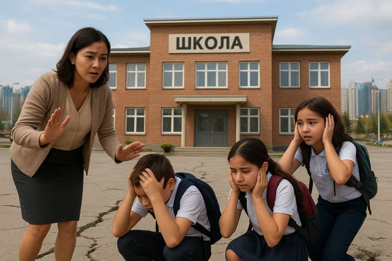 Бежать нельзя под парту: почему в школах Алматы по-разному реагируют на угрозу землетрясений