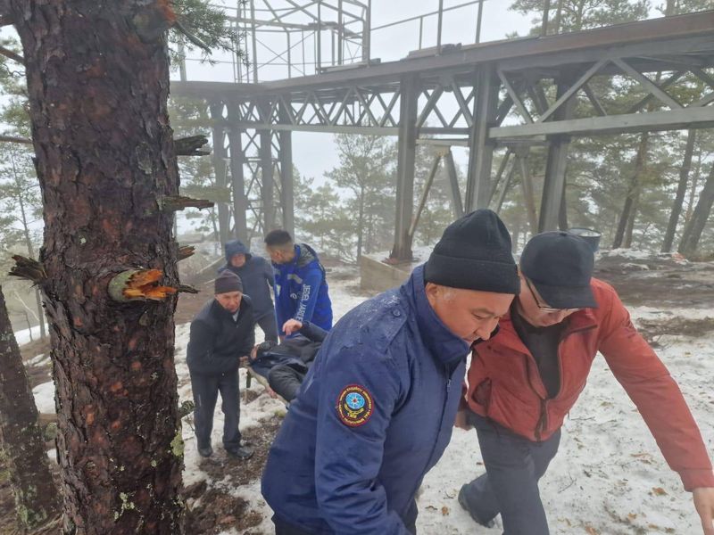 Мужчина упал со смотровой площадки в Щучинске