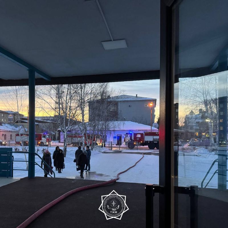 Школа горела в Петропавловске