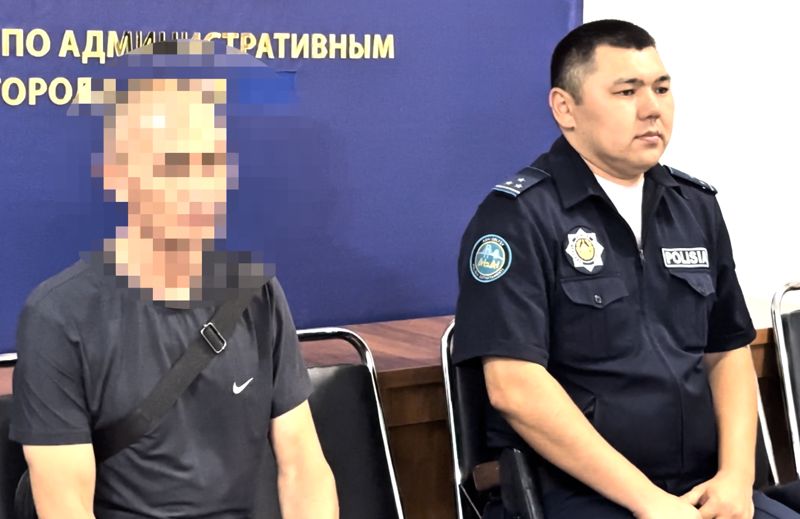 В Семее хулигана, ударившего водителя автобуса, арестовали на 20 суток