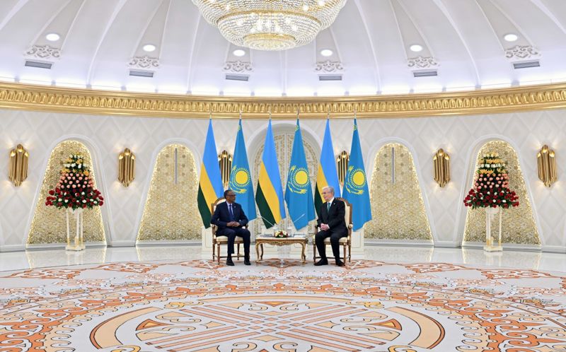 Токаев провёл переговоры с президентом Руанды