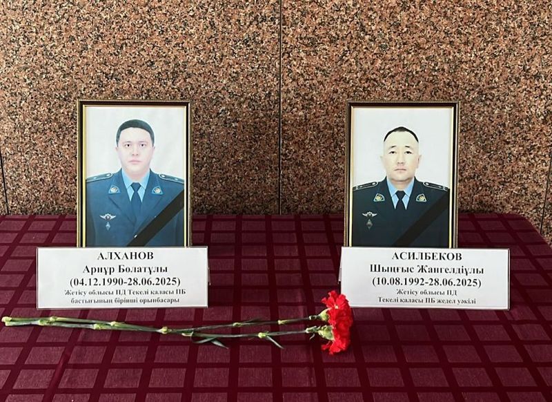 Полицейские погибли в аварии в области Жетысу