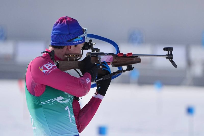 Казахстанская мужская сборная по биатлону завоевала серебро на Азиаде-2025