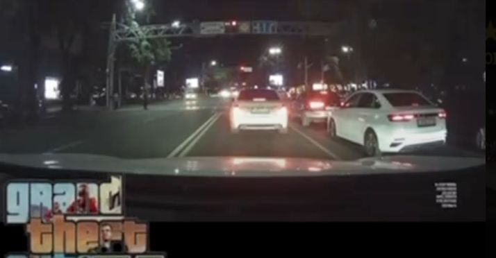 «Переиграл в GTA»: алматинец устроил ночную гонку на Tesla
