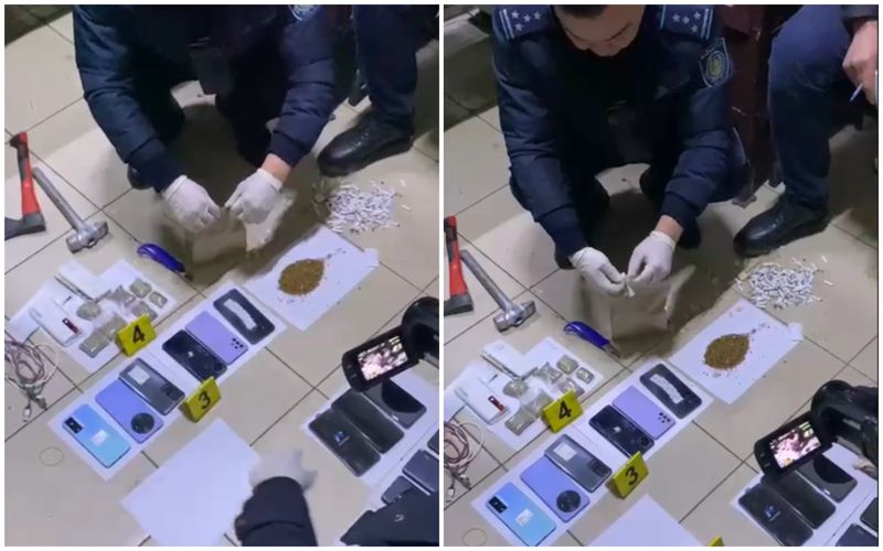 Телефоны, SIM-карты и наркотики пытались пронести в тюрьму, спрятав всё в бревне