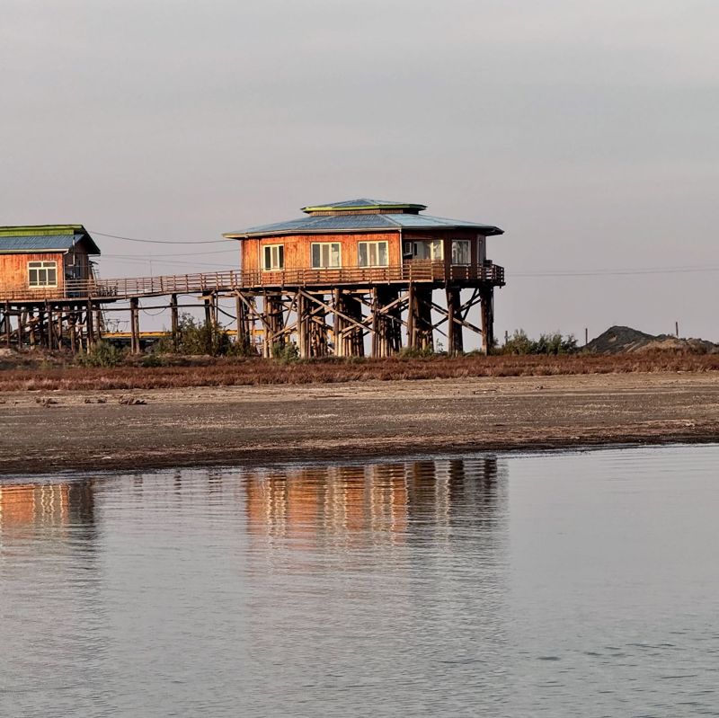 Блогер показал кадры мелеющего Каспия