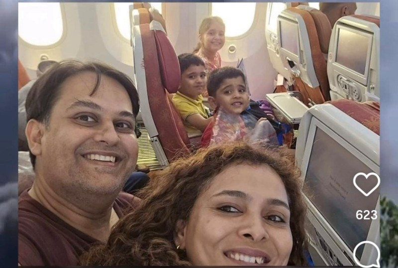 Семья разбилась в авиакатастрофе сразу после фото «Новая жизнь»