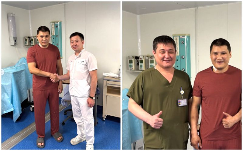 “Я стою на ногах”: Руслан Берденов опубликовал фотографии из больницы после покушения