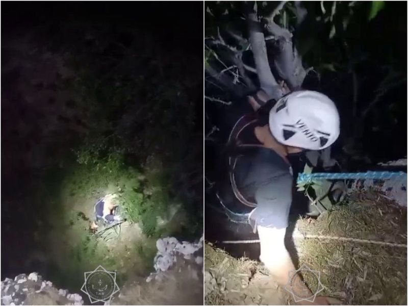 Из каньона глубиной 50 м вытащили мужчину в Туркестанской области