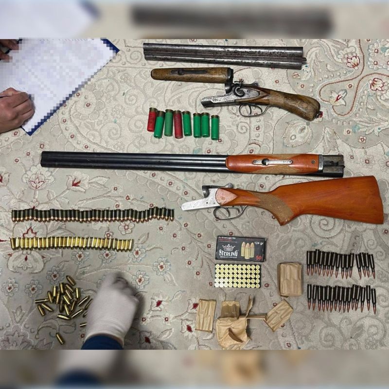 Гранаты, автоматы: в КНБ подсчитали, сколько оружия изъяли с начала года