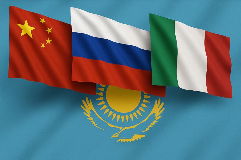 Китай, Россия и Италия – главные партнёры Казахстана по внешней торговле