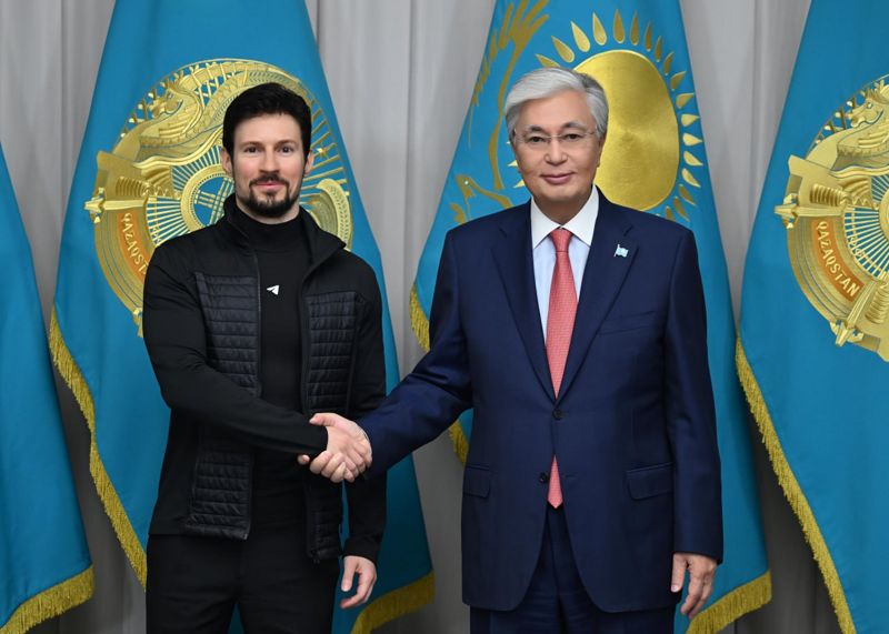 Дуров рассказал Токаеву о совместных проектах в сфере искусственного интеллекта