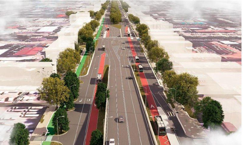 Линия BRT в Алматы: реконструкцию проспекта Райымбек батыра начнут в апреле