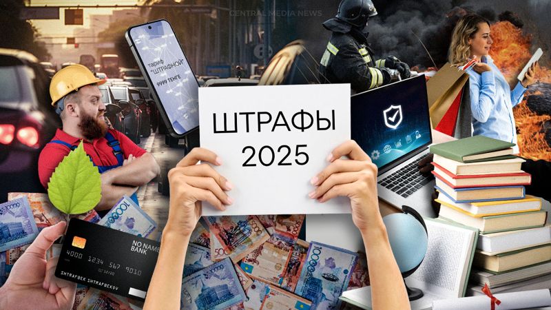 Какие штрафы ввели и увеличили в Казахстане в 2025 году