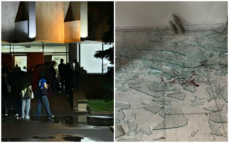 "Ночь в музее": в Алматы мужчина разбил стекло и получил травму