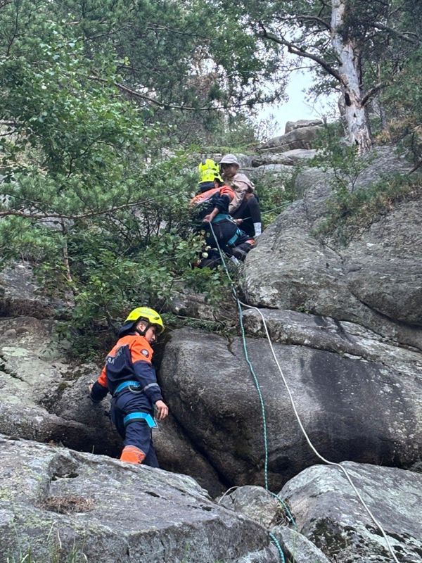 Семья из семи человек заблудилась на горе Кокшетау